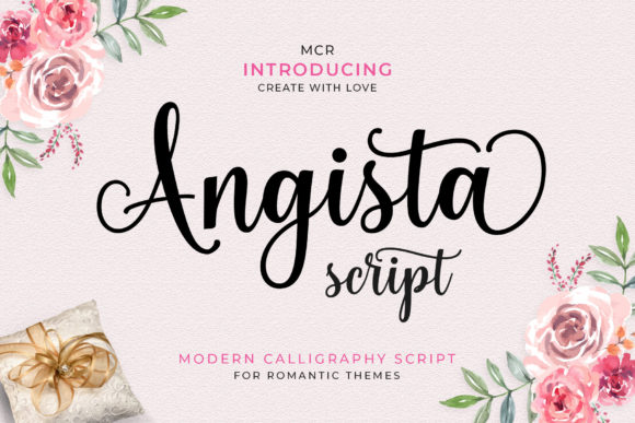 Angista Script: A Delicate Display Font for Editorial Warmth