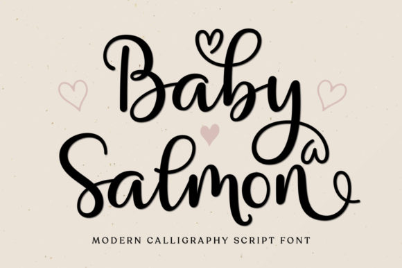 Baby Salmon Script: A Graceful Typeface for Editorial Design