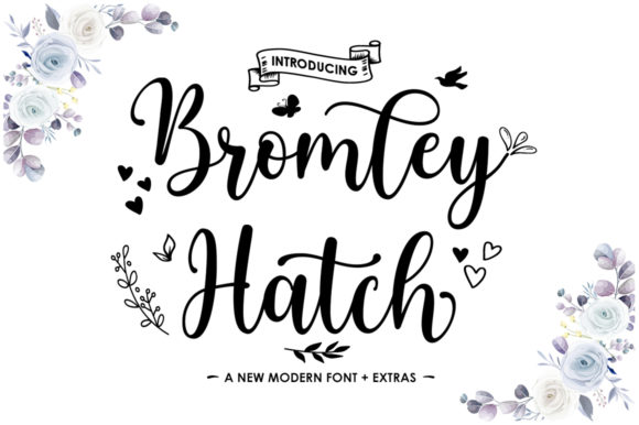 Bromley Hatch Script: A Handwritten Font with Nature-Inspired Charm
