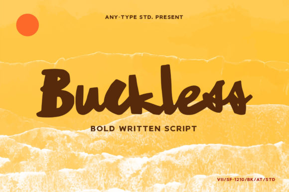 Buckless Script: A Handwritten Font for Modern Editorial Design