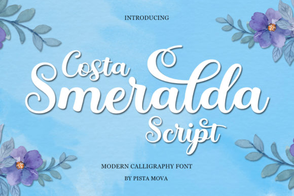 Costa Smeralda Script for Editorial Design