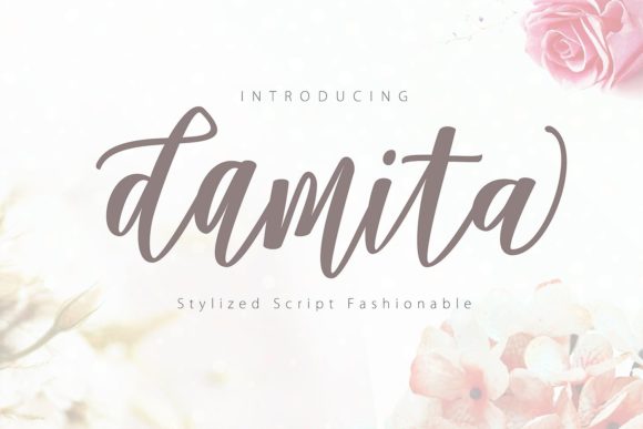Discover the Grace of Damita Script in Editorial Design