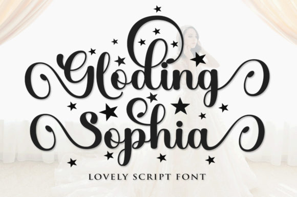 Gloding Sophia Script for Editorial Design