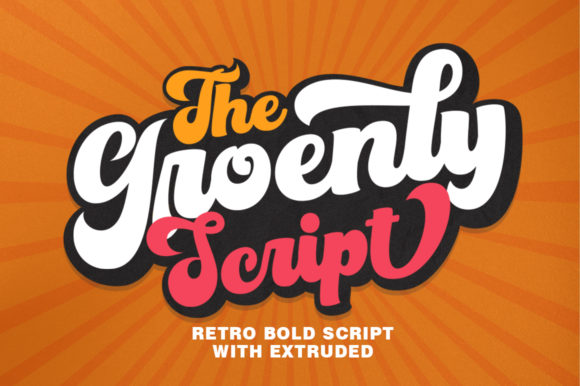 Groenly Script: A Retro-Style Font for Handmade Creations
