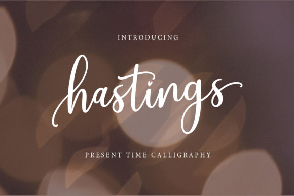 Hastings Script: A Modern Script Font for Digital Creativity