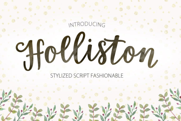 Holliston Script: A Charming Font for Creative Branding