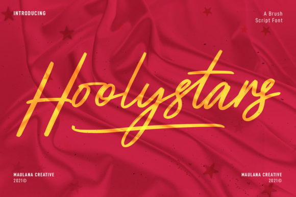 Hoolystars Script: A Dynamic Font for Bold Campaigns