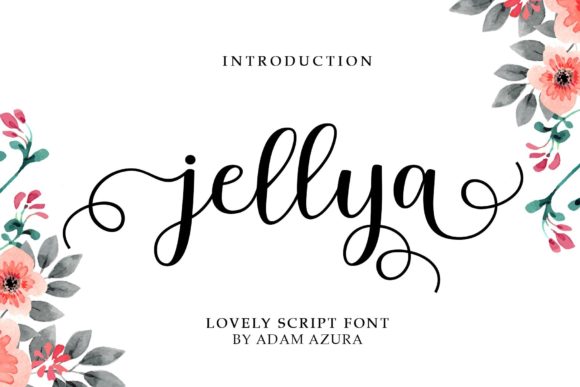 Jellya Script for Handmade Creations