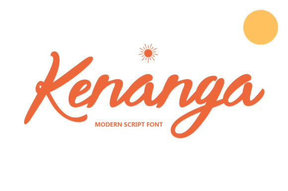 Kenanga: A Friendly Modern Script Font for Digital Branding