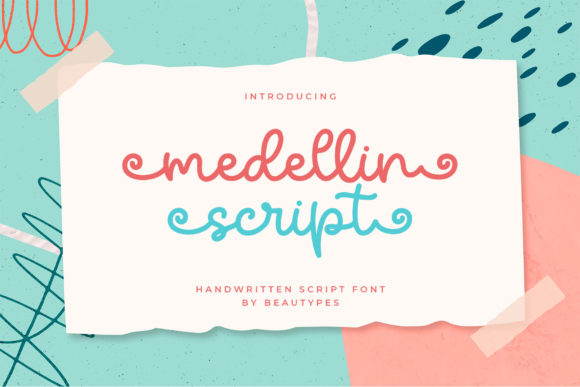 Medellin Script: A Delicate Typeface for Handmade Creations
