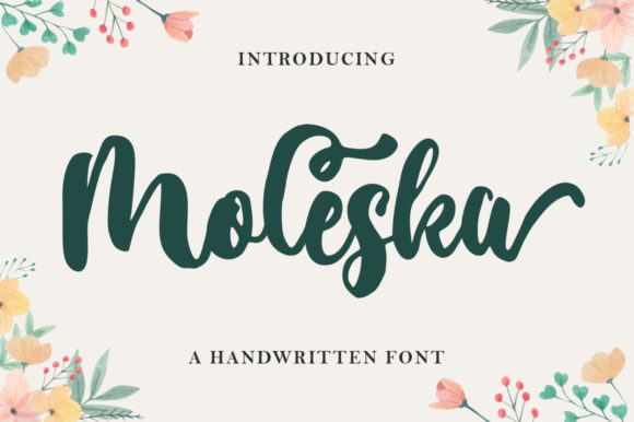 Moleska: A Playful Handwritten Font That Elevates Your Brand