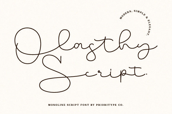 Olasthy Script: A Delicate Handwritten Font for Editorial Elegance