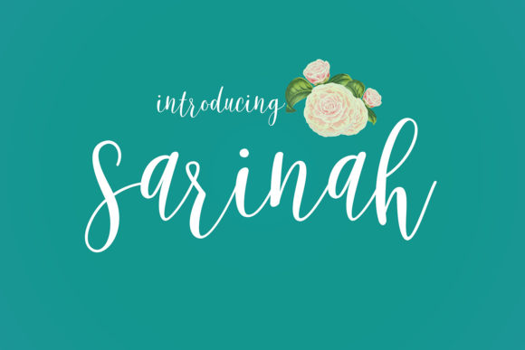 Sarinah Script: A Trendy Cursive Font for Creative Branding