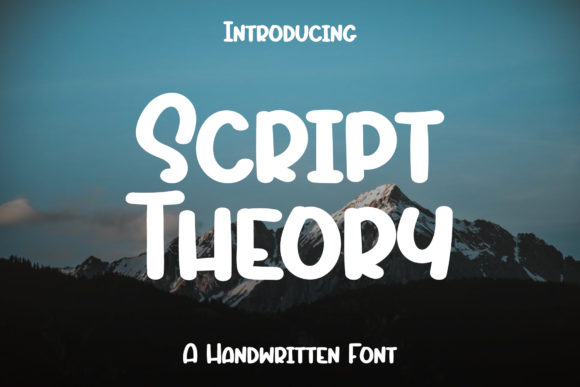 Script Theory: A Handwritten Font with Editorial Charm