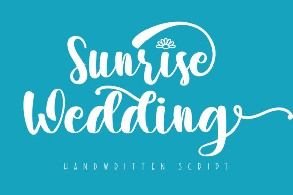 Sunrise Wedding: A Cheery Script Font That Lifts Your Campaigns