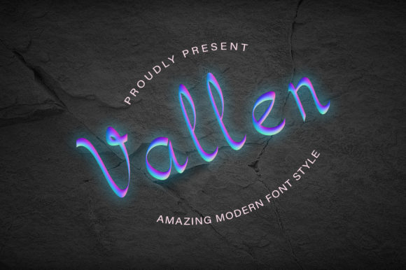 Vallen: A Balanced Script Font for Real Branding Work